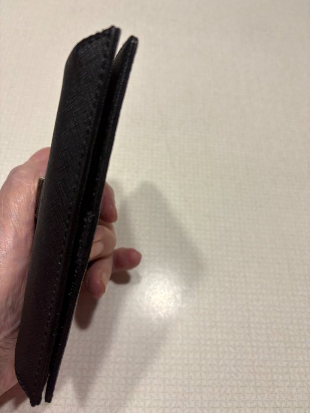NWOT Kate Spade New York small black leather wallet - Picture 6 of 8